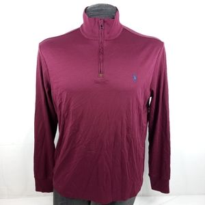 Polo Ralph Lauren Men's 1/2 Zip Mock Neck Pullover Sweater